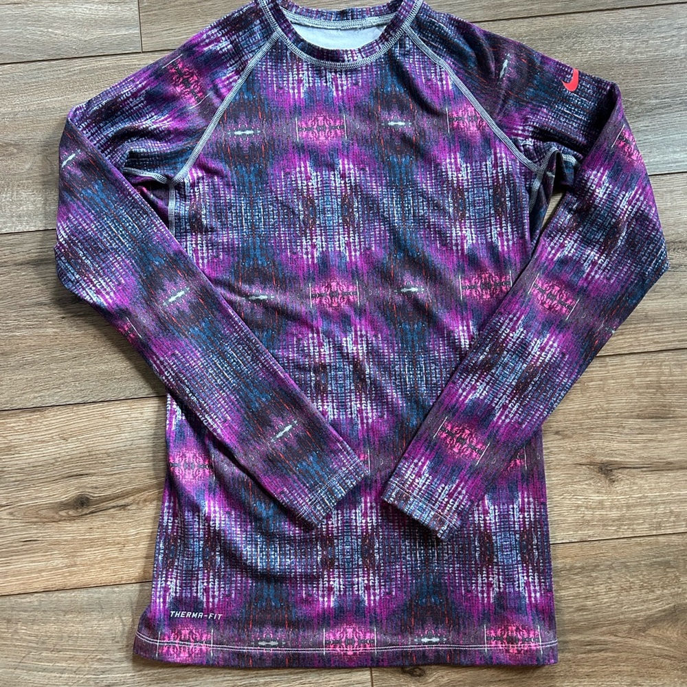 Nike Multicolor Long Sleeve Performance Shirt